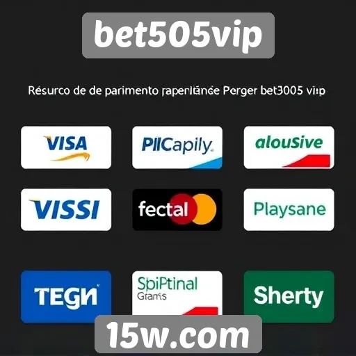Métodos de pagamento disponíveis no bet505vip